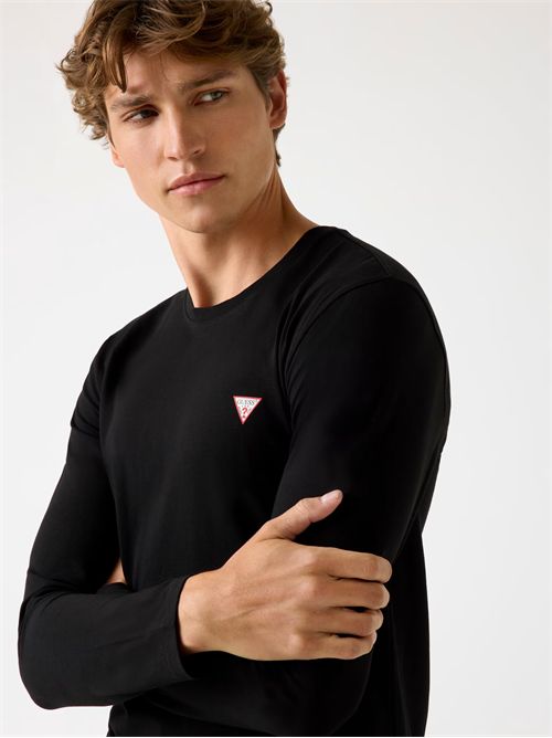 T-shirt a manica lunga GUESS | M2YI28J1314/JBLK